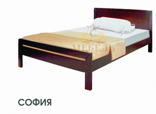 Кровать из массива дерева София